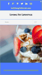 Mobile Screenshot of livingfitlifestyle.com